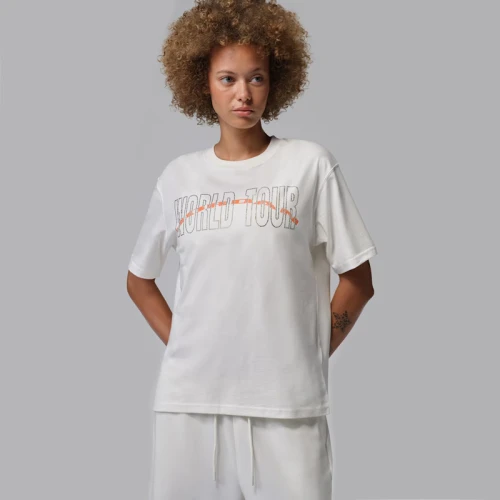 Дамска Тениска Nike W J BRK SS GF GFX TEE WT - IF0839-133