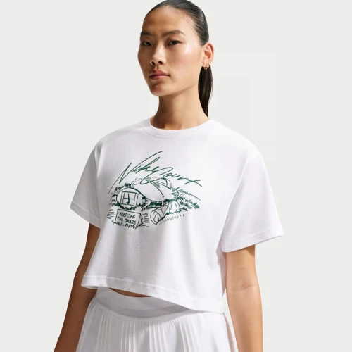 Дамска Тениска Nike W NK TEE SLAM CROP - IM0310-100