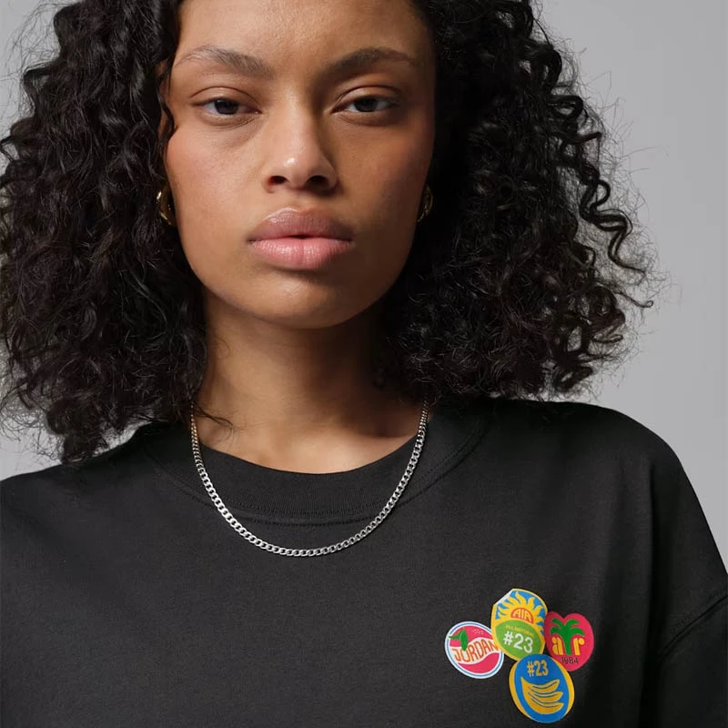 Дамска Тениска Nike W J BRK SS OS GFX TEE FRT - IR0780-045 Дамска Тениска Nike W J BRK SS OS GFX TEE FRT - IR0780-045