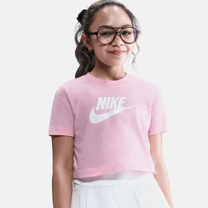 Детска Тениска Nike G NSW TEE CROP FUTURA HBR - FZ5548-690