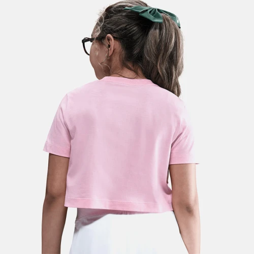 Детска Тениска Nike G NSW TEE CROP FUTURA HBR - FZ5548-690
