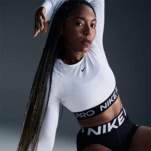 Дамска Блуза Nike PRO DF 365 CROP LS