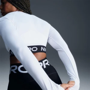 Дамска Блуза Nike PRO DF 365 CROP LS