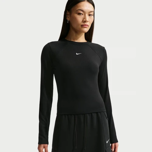 Дамска Блуза Nike W NSW CHILL KNIT RIB LS TOP - IF0236-010