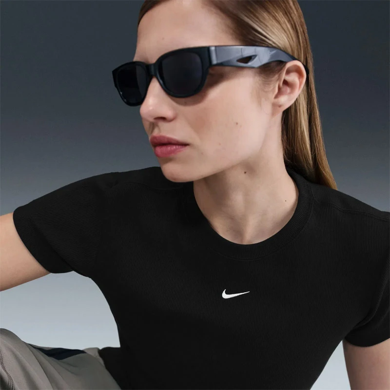 Дамска Тениска Nike W NSW RIB TGHT SS TEE - HV4994-010 Дамска Тениска Nike W NSW RIB TGHT SS TEE - HV4994-010