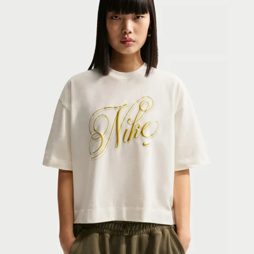 Дамска Тениска Nike W NSW SS TEE BOXY SCRIPT - IH7607-133