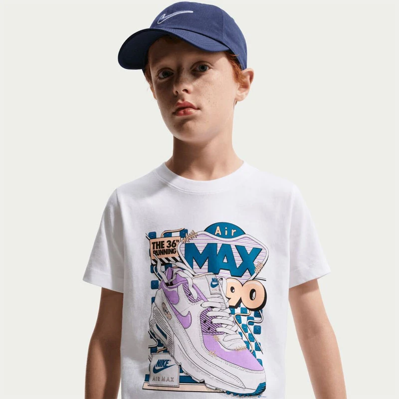 Детска Тениска Nike K NSW TEE AIR MAX 90 - II0448-100 Детска Тениска Nike K NSW TEE AIR MAX 90 - II0448-100
