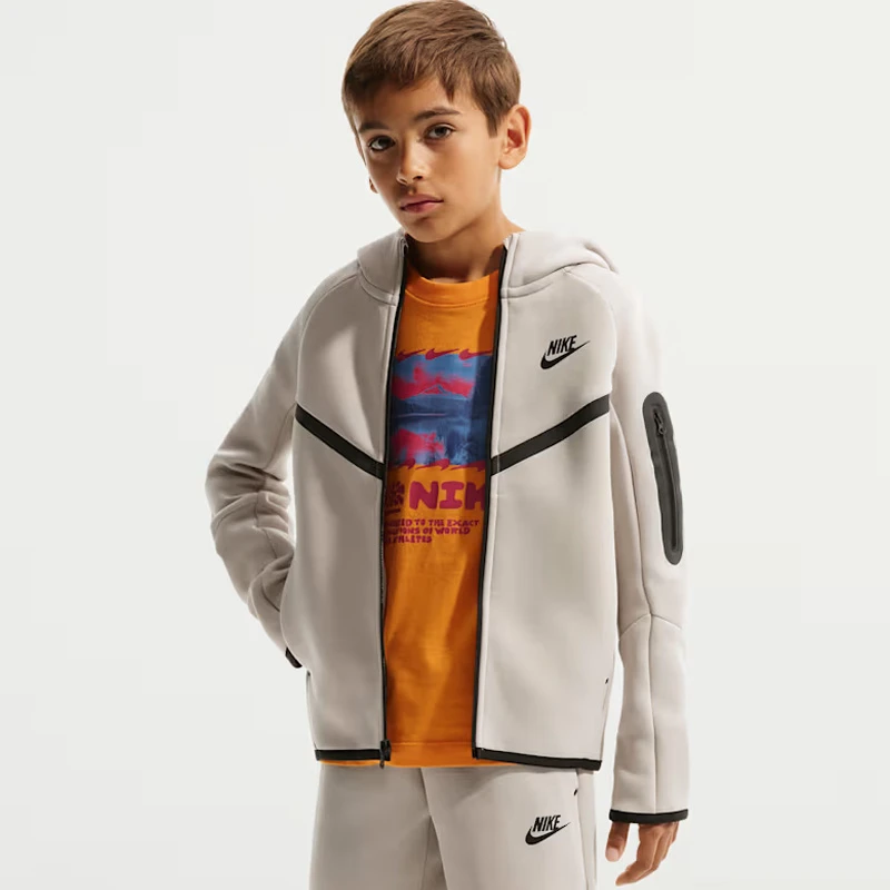 Детски Екип Nike B NSW TCH FLC FZ - PD - HV5867-236 Детски Екип Nike B NSW TCH FLC FZ - PD - HV5867-236