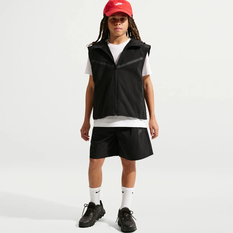 Детски Елек Nike B NSW TCH WVN VEST - IF2830-010 Детски Елек Nike B NSW TCH WVN VEST - IF2830-010