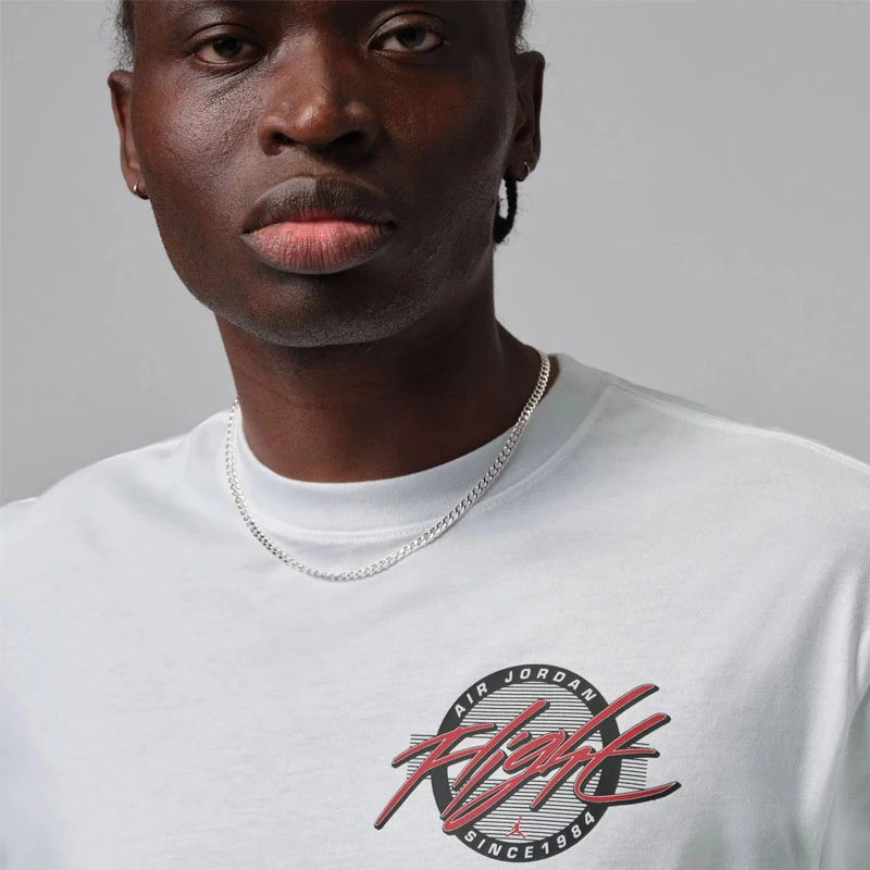 Мъжка Тениска Nike M J FLT SS CREW - IF3067-100 Мъжка Тениска Nike M J FLT SS CREW - IF3067-100