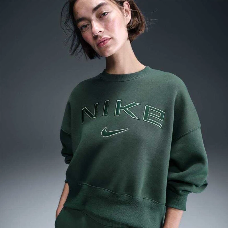 Дамска Блуза Nike W NSW PHNX FLC OOS LOGO CREW Дамска Блуза Nike W NSW PHNX FLC OOS LOGO CREW