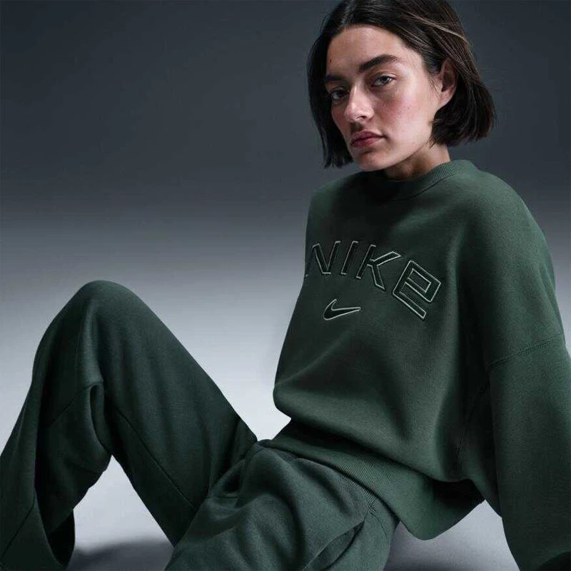 Дамска Блуза Nike W NSW PHNX FLC OOS LOGO CREW Дамска Блуза Nike W NSW PHNX FLC OOS LOGO CREW