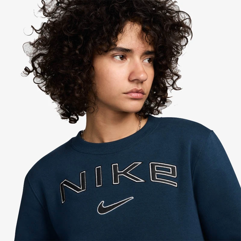 Дамска Блуза Nike W NSW PHNX FLC STD LOGO CREW Дамска Блуза Nike W NSW PHNX FLC STD LOGO CREW