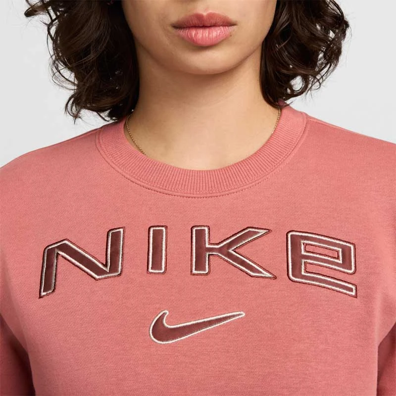 Дамска Блуза Nike W NSW PHNX FLC STD LOGO CREW Дамска Блуза Nike W NSW PHNX FLC STD LOGO CREW