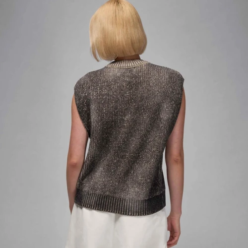 Дамски Пуловер Nike W J FLT KNIT VEST GFX - HQ9190-045