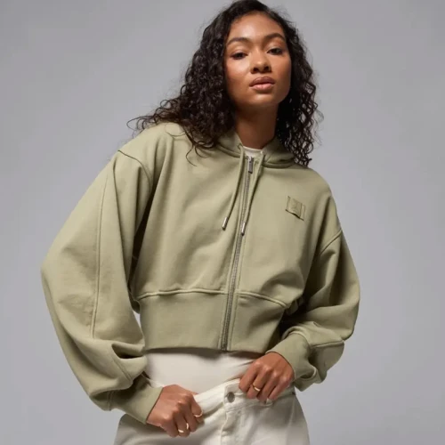 Дамско Горнище Nike W J FLT FLC FT FZ MOD CROP - IB9863-205