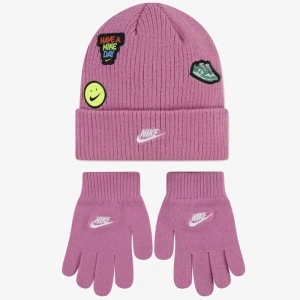 Детски Комплект Nike NAN PATCH PEAK BEANIE SET - 9A3135-ACG