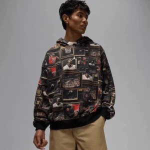 Мъжки Суичър Nike M J BRK AOP FLC PO LB - HV0552-010