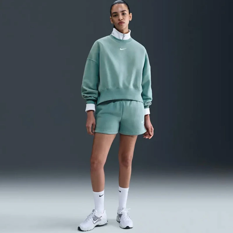 Дамска Блуза Nike W NSW PHNX FLC OOS CREW - DQ5761-017 Дамска Блуза Nike W NSW PHNX FLC OOS CREW - DQ5761-017