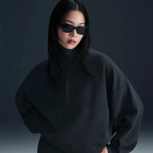 Дамска Блуза Nike W NK 24.7 DF HZ TOP SOFT KNIT - HQ8188-010