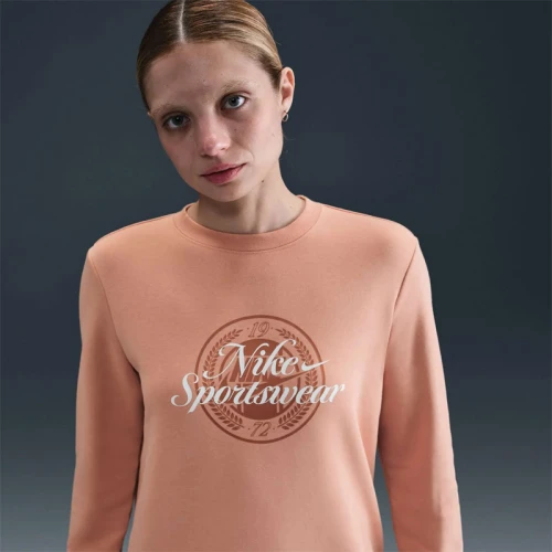 Дамска Блуза Nike W NSW CLUB FLC GX STD CREW - HV2342-688