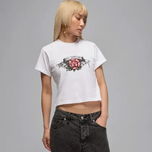 Дамска Тениска Nike W J FLT SS SHGF GFX TEE TT - HV0218-100