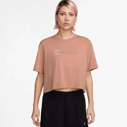 Дамска Тениска Nike W NSW CLUB SS CROP TEE CC - HV4947-688