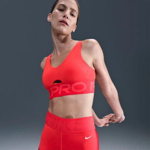 Дамско Спортно Бюстие Nike W NP INDY PLUNGE BRA BOLD - HF7324-696