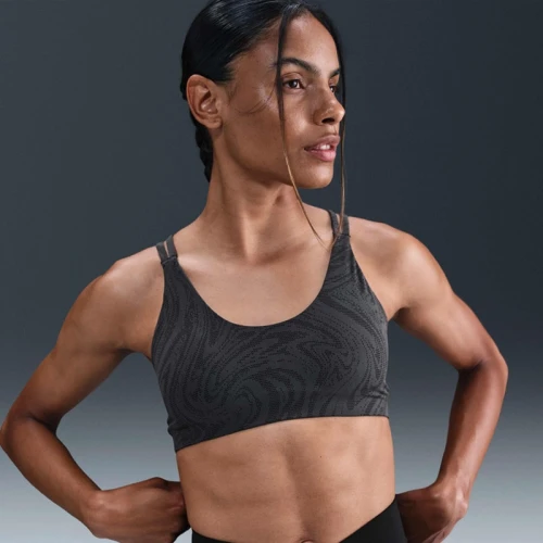 Дамско Спортно Бюстие Nike W NK ZENVY AOP BRA - HQ2802-010