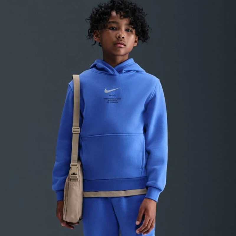 Детски Суичър Nike B NSW ATHL PO HOODIE BB - IH4313-411 Детски Суичър Nike B NSW ATHL PO HOODIE BB - IH4313-411