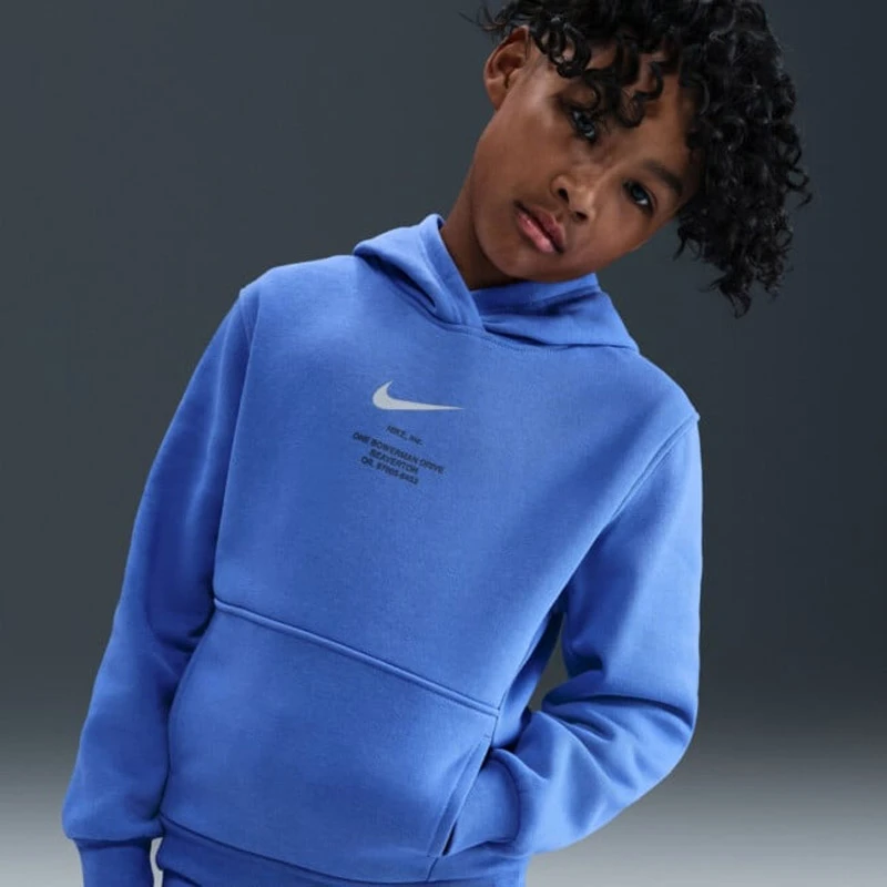 Детски Суичър Nike B NSW ATHL PO HOODIE BB - IH4313-411 Детски Суичър Nike B NSW ATHL PO HOODIE BB - IH4313-411