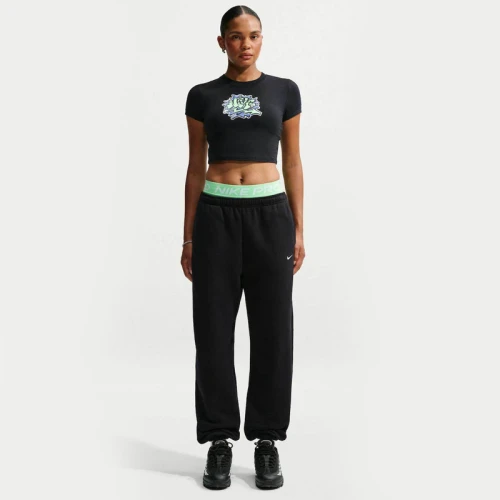 Дамско Долнище Nike W NK STDO FLC MW HR OS CFF PNT - IM8074-001