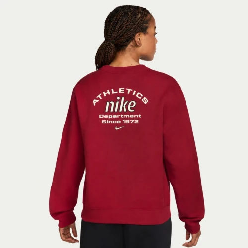 Дамска блуза Nike W NK STDO FLC MW STD AD CREW - IQ3875-608
