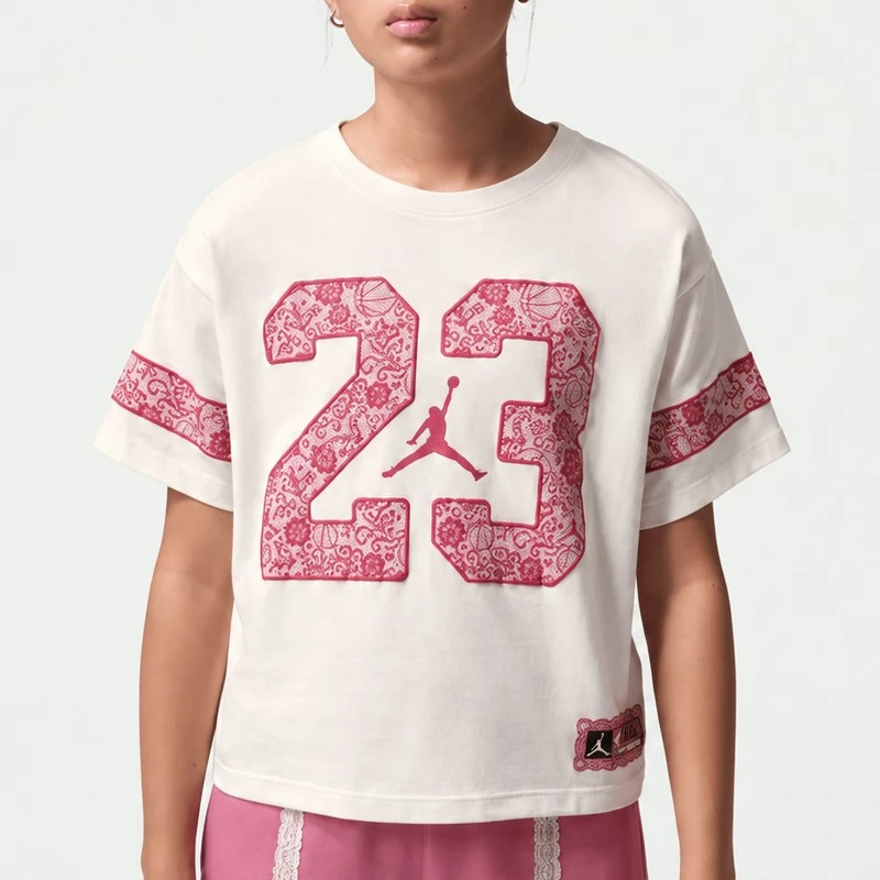 Детска тениска Nike Jordan JDG FLOWER LACE - 45G053-W9R Детска тениска Nike Jordan JDG FLOWER LACE - 45G053-W9R