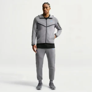 Мъжки Екип Nike M NK TCH FLC FZ WR HOODIE - HV0949-085