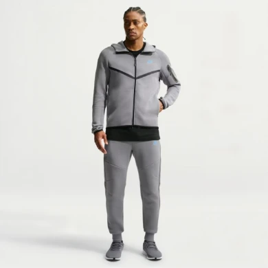 Мъжки Екип Nike M NK TCH FLC FZ WR HOODIE - HV0949-085