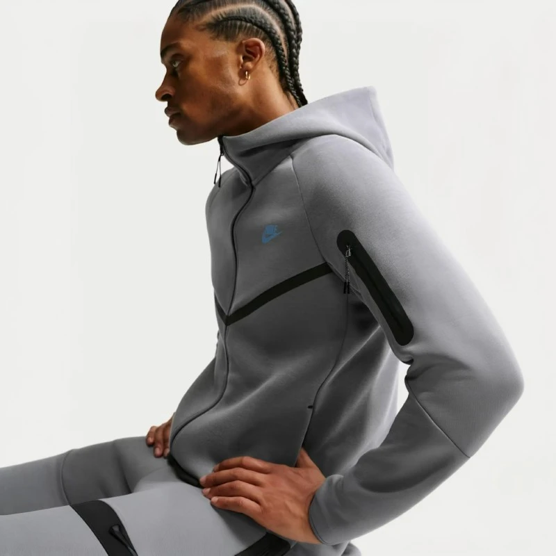Мъжки Екип Nike M NK TCH FLC FZ WR HOODIE - HV0949-085 Мъжки Екип Nike M NK TCH FLC FZ WR HOODIE - HV0949-085