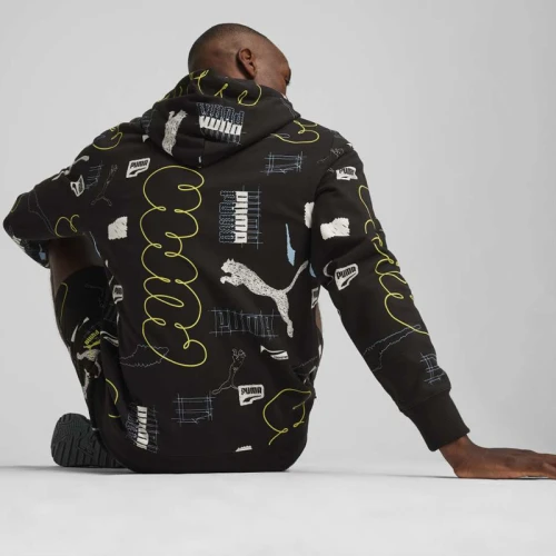 Мъжки Суичър Puma CLASSICS BRAND LOVE AOP Hoodie TR