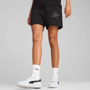 Дамски Къси Панталони Puma ESS SCRIPT High-Waist Shorts 5
