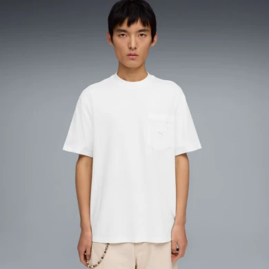 Мъжка Тениска Puma SELECT Essentials Po White - 634729-02