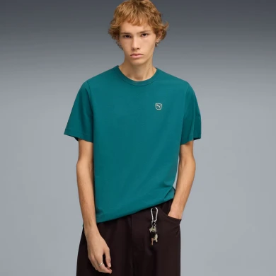 Мъжка Тениска Puma ESS ELEVATED Tee Emerald Ice - 692054-41