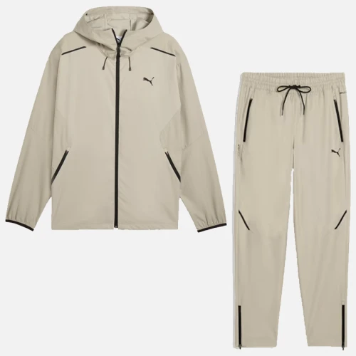 Мъжки Екип Puma TECH Relaxed Tra Pebble Gray - 634419-61