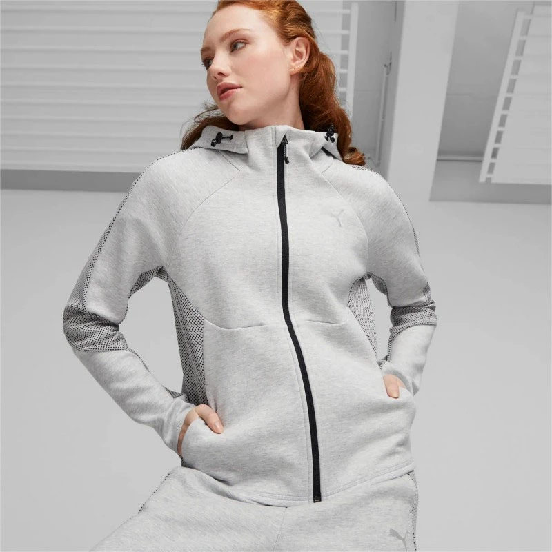 Дамски Екип Puma EVOSTRIPE Full-Zip Дамски Екип Puma EVOSTRIPE Full-Zip