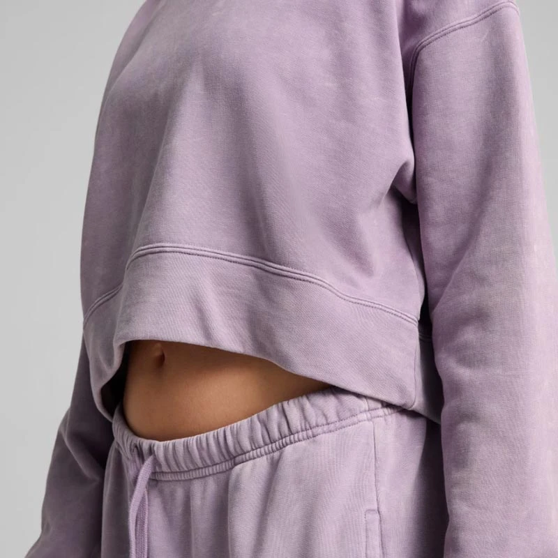 Дамска Блуза Puma DARE TO GYMWAY Relaxed Washed Crew TR Дамска Блуза Puma DARE TO GYMWAY Relaxed Washed Crew TR