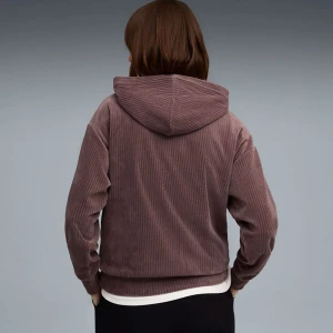 Дамски Суичър Puma ESS ELEVATED Comfort Velour Rib Hoodie - 688107-88