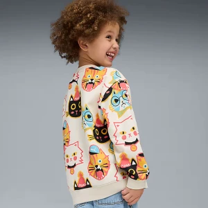 Детска Блуза Puma MOODY CAT AOP Crew TR PS - 632207-87