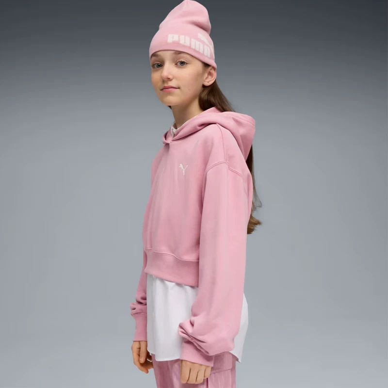 Детски Суичър Puma WARDROBE ESS Short Length Hoodie TR G - 629894-65 Детски Суичър Puma WARDROBE ESS Short Length Hoodie TR G - 629894-65