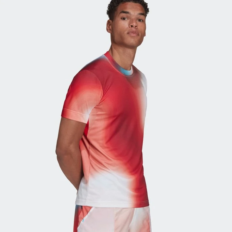 МЪЖКА ТЕНИСКА ADIDAS MELBOURNE TENNIS FREELIFT PRINTED TEE МЪЖКА ТЕНИСКА ADIDAS MELBOURNE TENNIS FREELIFT PRINTED TEE