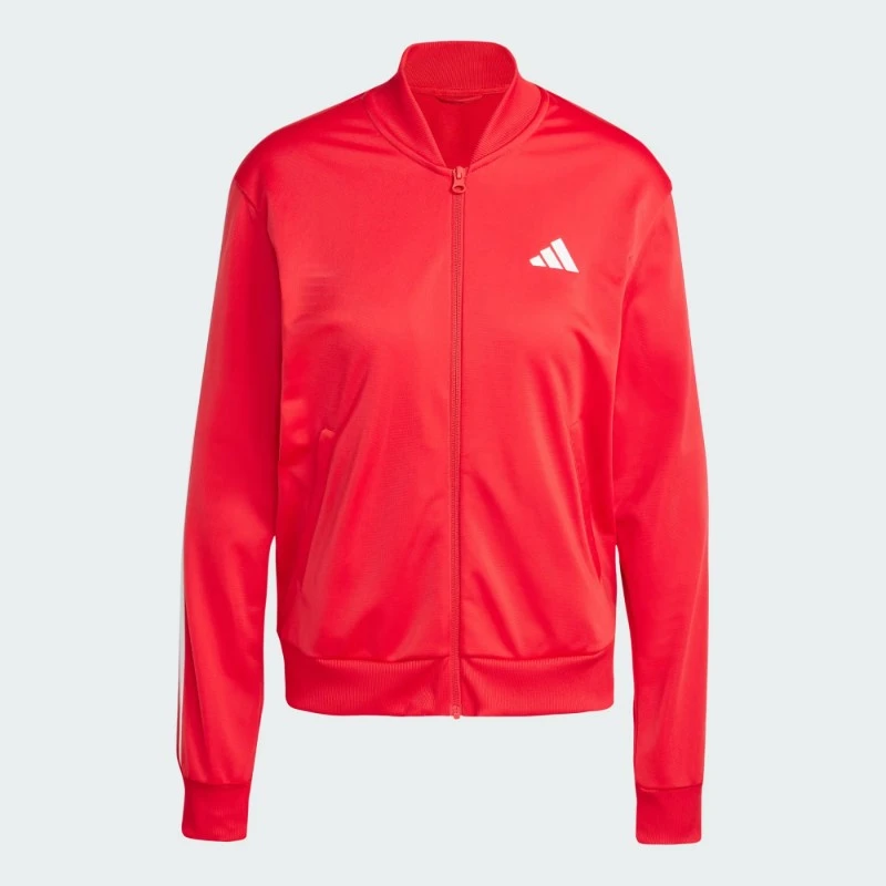 Дамски екип adidas W ESS 3S TS PURRUB/WHITE - JD2684 Дамски екип adidas W ESS 3S TS PURRUB/WHITE - JD2684