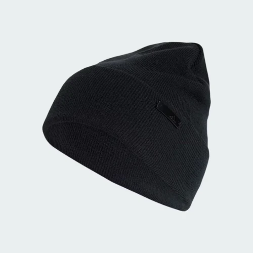 Детска шапка adidas TONAL MET BEAN BLACK - JF3662